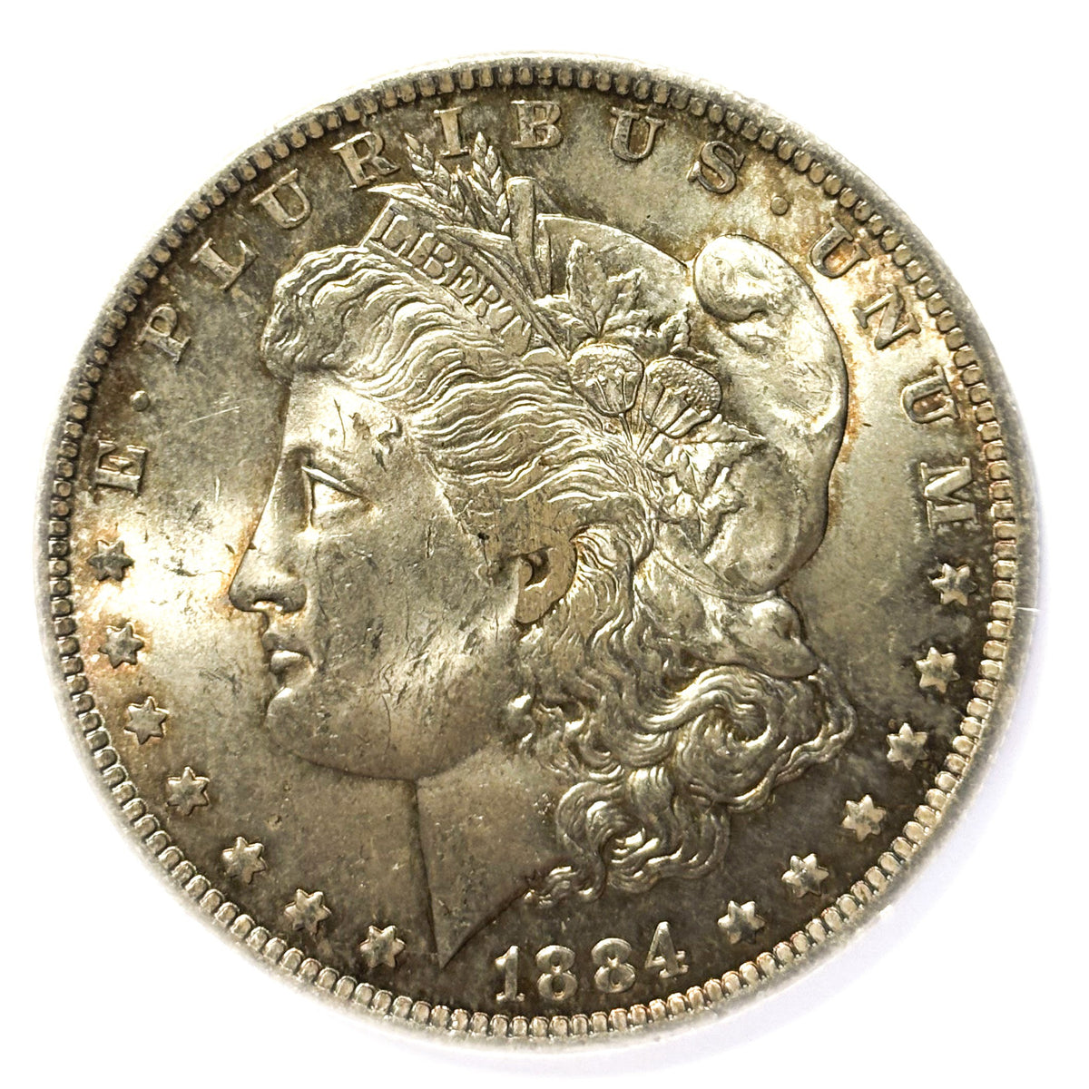 1884-P Morgan Silver Dollar — Circulated 90% Silver Coin