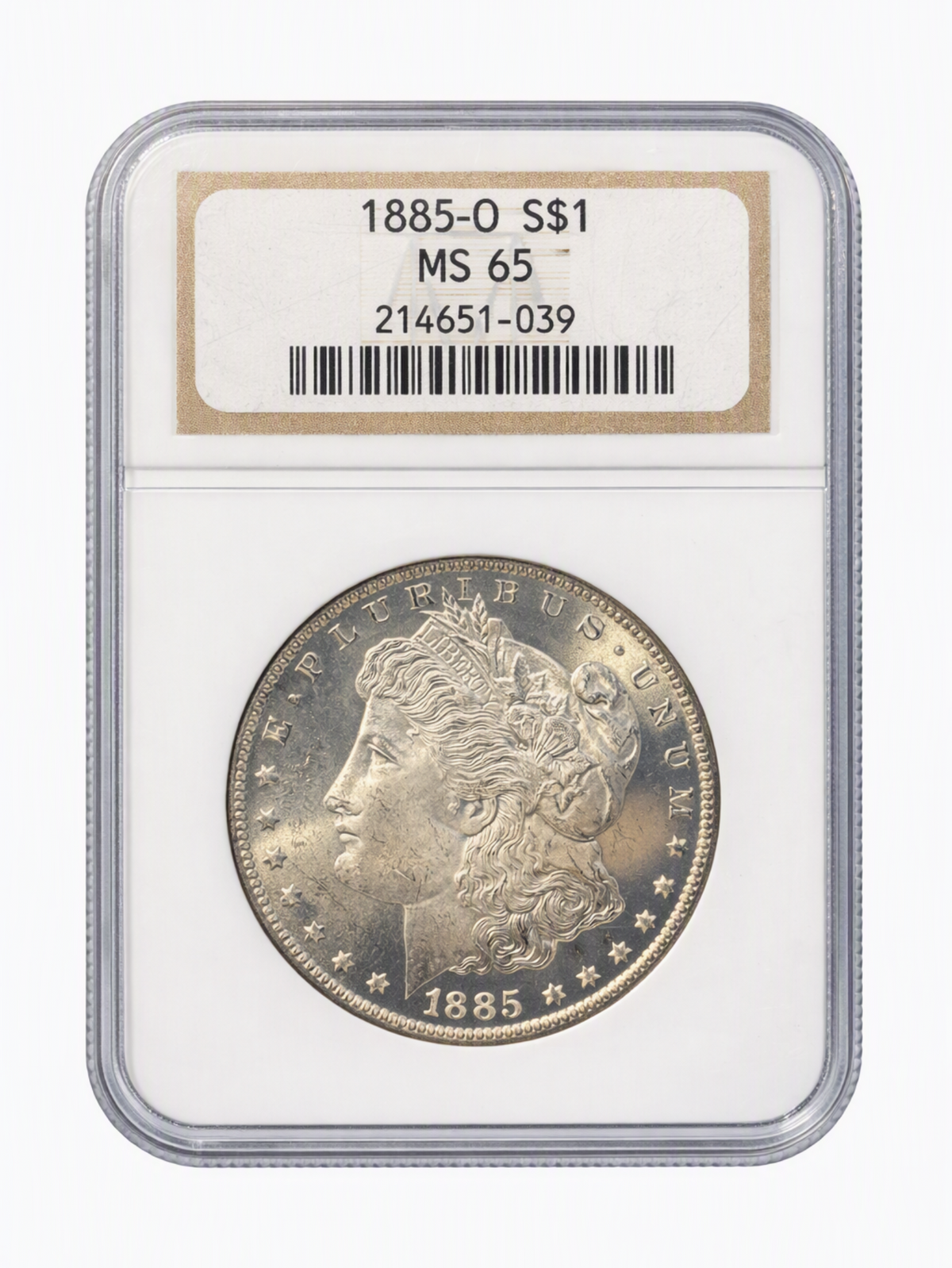 1885 O Morgan Silver Dollar MS 65