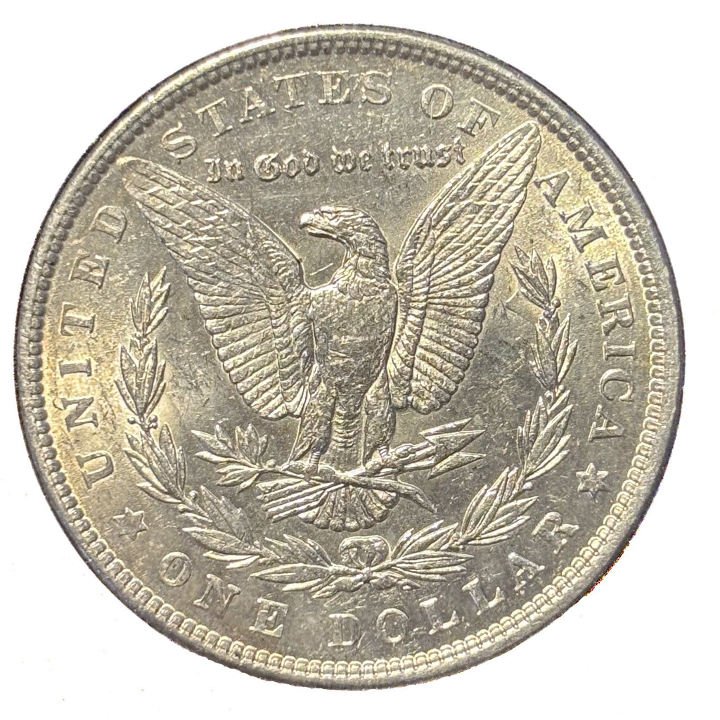 1887-P Morgan Silver Dollar — Circulated 90% Silver Coin