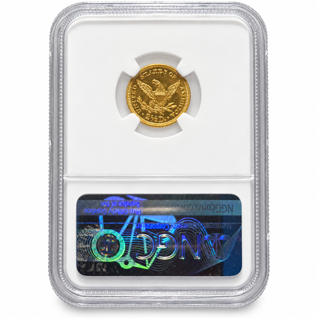 1906 Liberty Head Quarter Eagle $2.50 – NGC MS 66