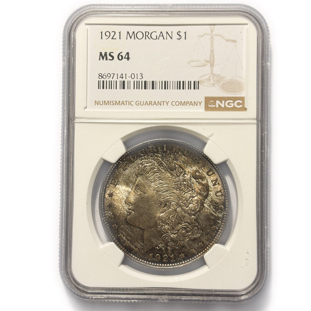 1921 Morgan Silver Dolalr MS 64