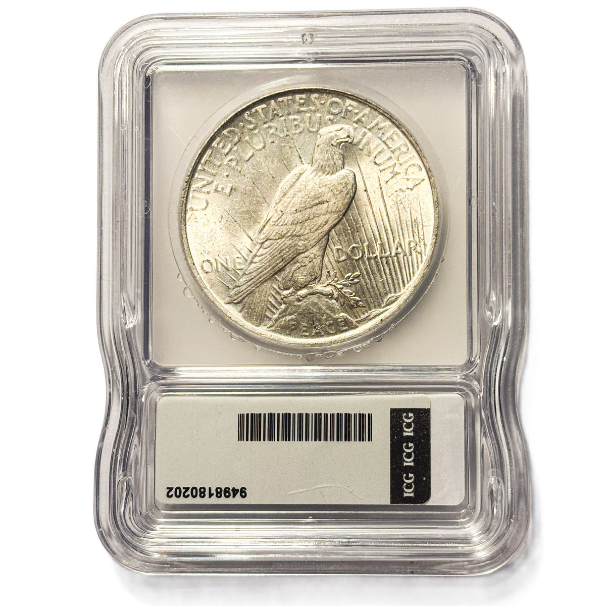 1923 Peace Dollar ICG MS64