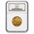 1926 Indian Head Eagle $10 – NGC MS 63