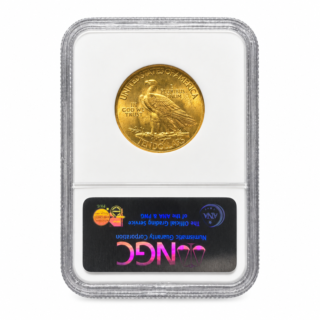 1926 Indian Head Eagle $10 – NGC MS 63