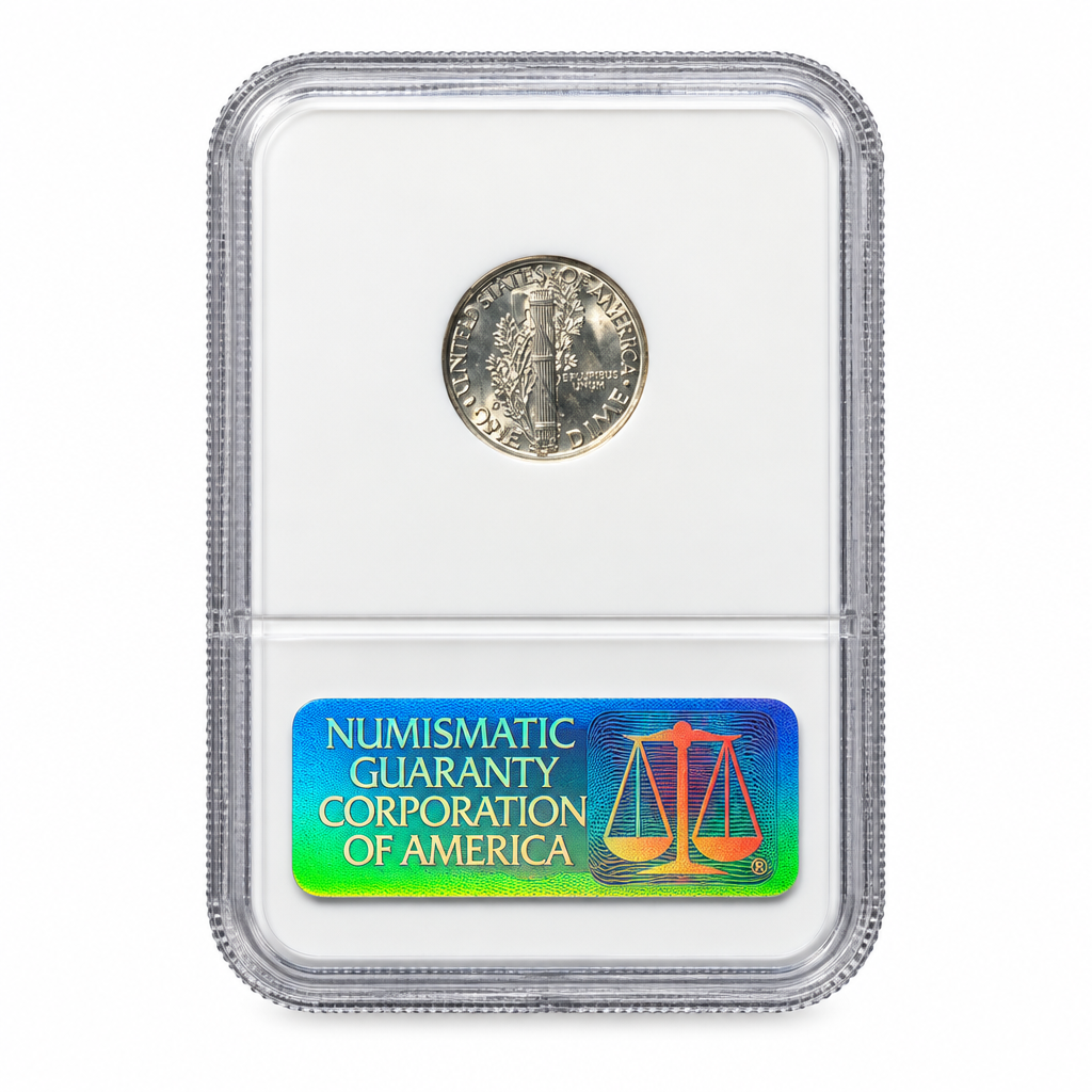1936 Mercury Dime MS66