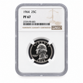 1964 Washington Quarter PF 67