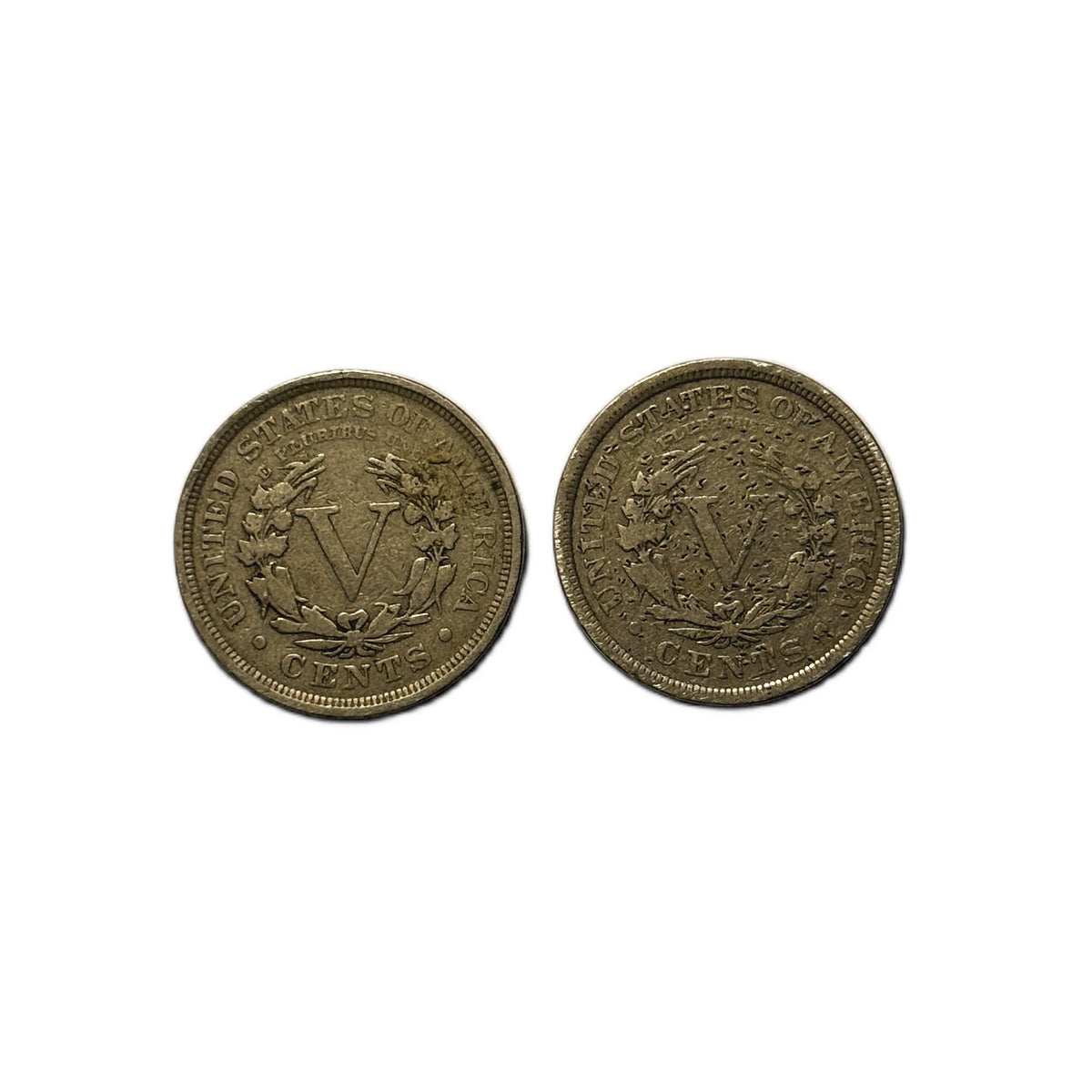 1901 and 1903 Liberty Nickel