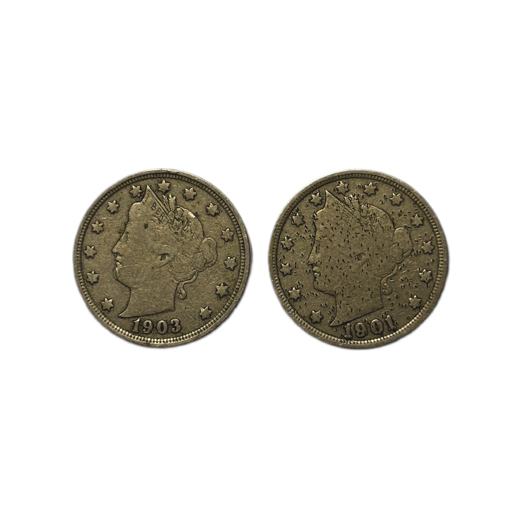 1901 and 1903 Liberty Nickel