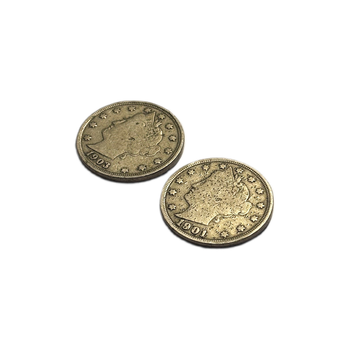 1901 and 1903 Liberty Nickel