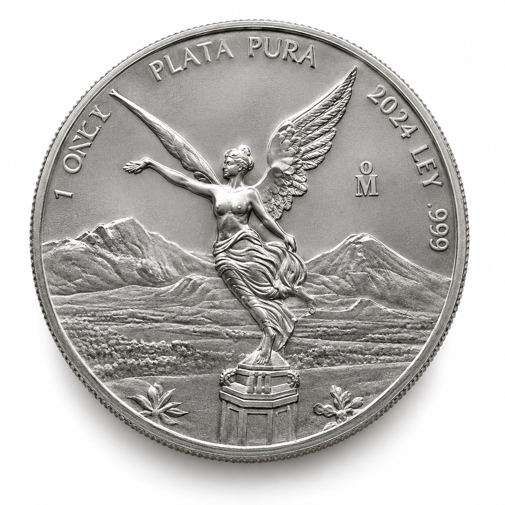 Mexican Silver Libertad Coin (1 oz, .999 Fine Silver)
